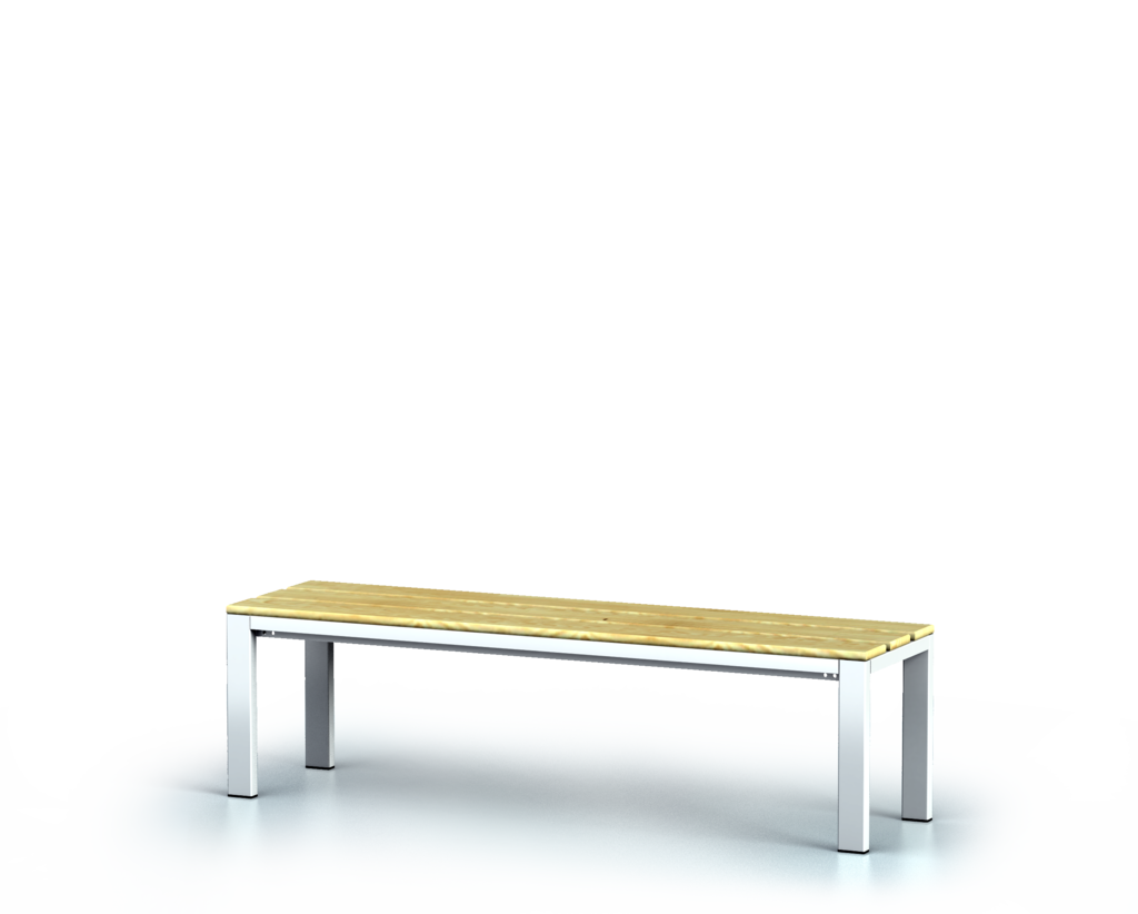 Benches with spruce sticks -  basic version 420 x 1500 x 400